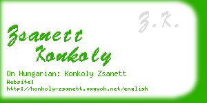 zsanett konkoly business card